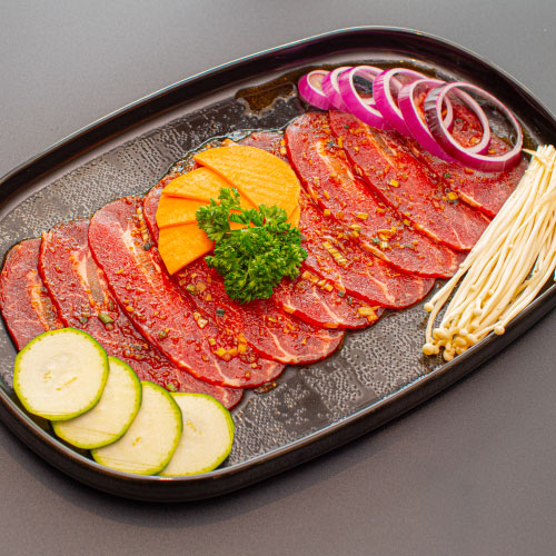 Paleron de boeuf mariné